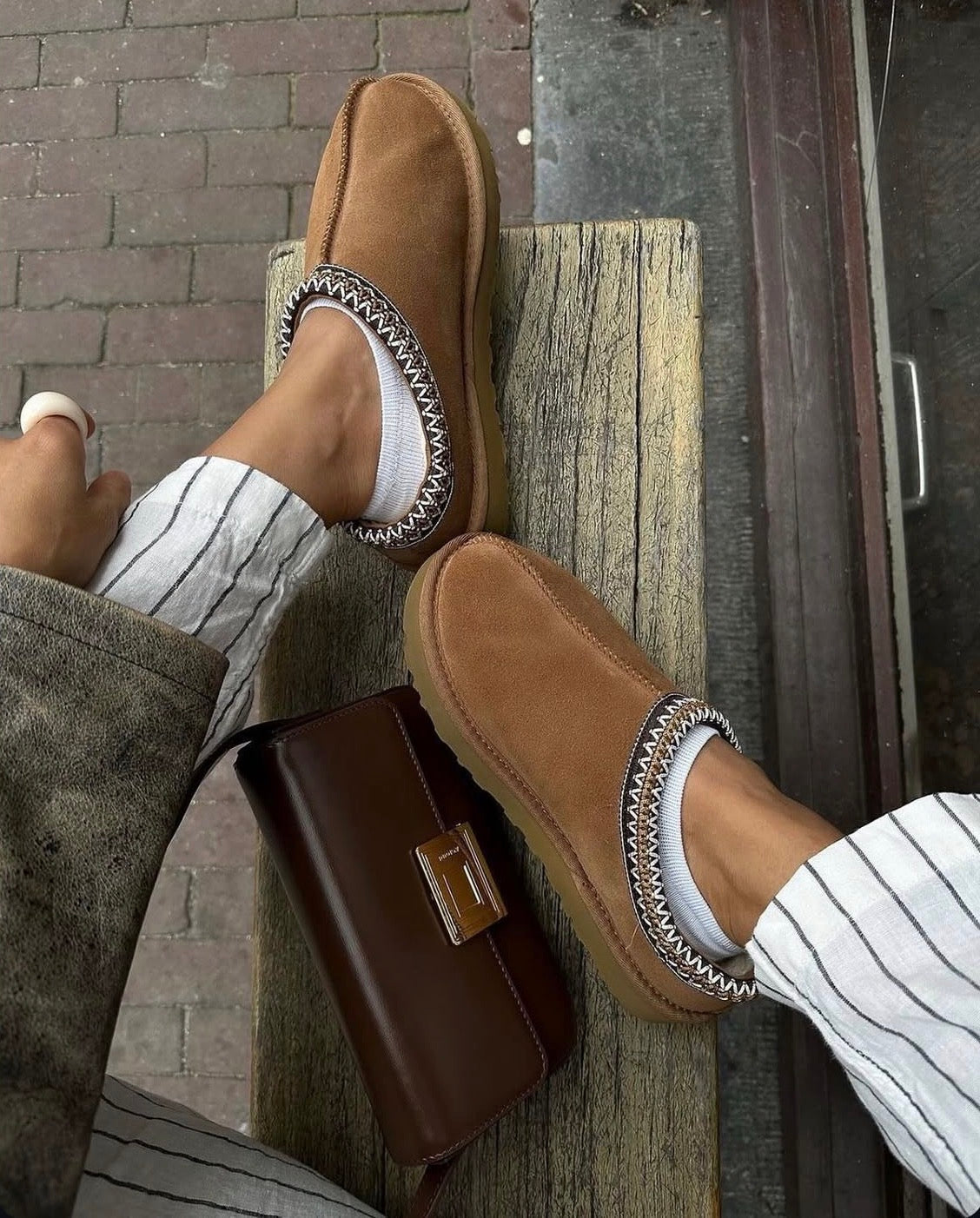 Suede Slippers