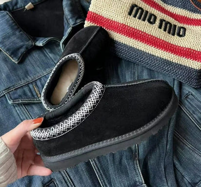 Suede Slippers