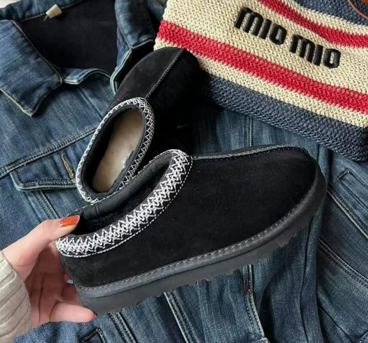 Suede Slippers